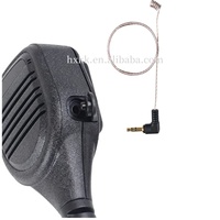 Écouteur filaire sans fil 3,5 mm, confortable à porter, en ABS/PU, longueur de cordon personnalisable, mini écouteur de sécurité