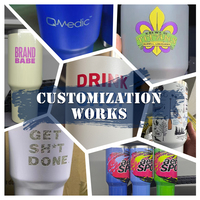 Vaso Térmico Personalizado de Navidad de 30oz, Taza de Café de Acero Inoxidable de Doble Pared, Aislada para Coche, Cerveza o Viajes, con Tapa y Popote Abatible
