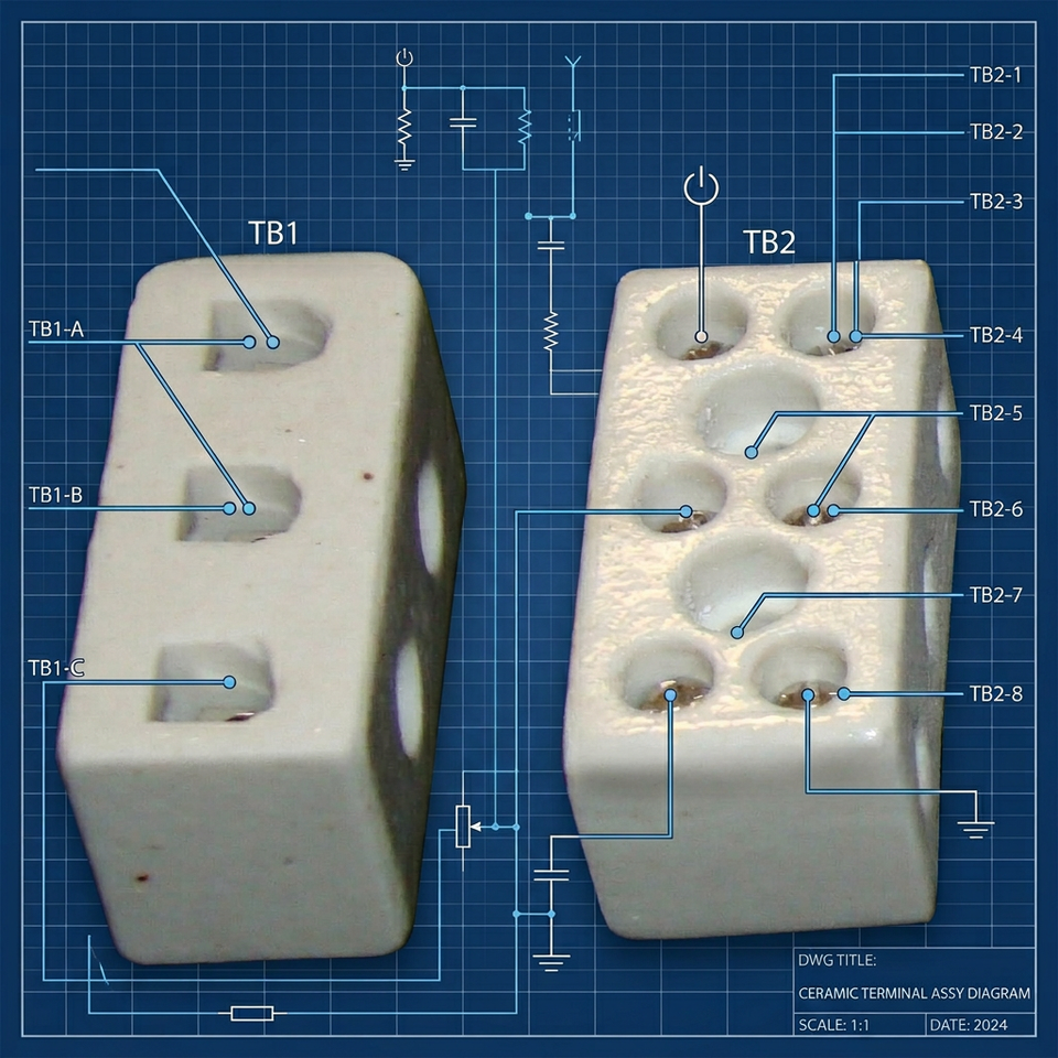 Factory Direct Supply 073 Ceramic Terminal Block Ultra-high Frequency ...