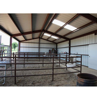 Structure en acier de haute qualité pour abri à moutons, charpente en acier galvanisé robuste, bâtiment agricole
