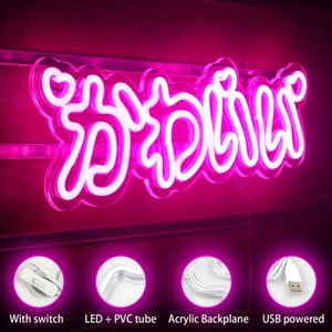 Japanese Style LED Neon Sign Custom Electronic Neon Sign Design for Wall Neon Art Decoration - Product Image 4