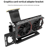 Câble d'extension GPU PCI-E 4.0 3.0 X16 en PVC, 20-60 cm, pour RTX4090/4080Ti/RX6700XT/6800XT, vente en gros, utilisation sur ordinateur de bureau, en stock