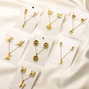 <span class=keywords><strong>Collier</strong></span> tendance en acier inoxydable de style européen et américain, best-seller, pour femmes, chaîne de haute qualité - Product Image 6