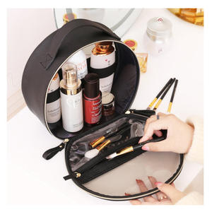 3 pièces de trousses de toilette transparentes imperméables en PU, pochettes de maquillage givrées - Product Image 3