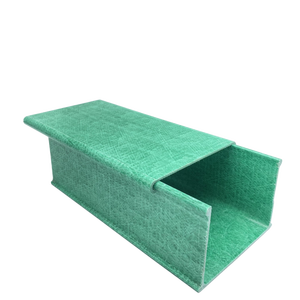 100×100 大型スパンガラス繊維強化プラスチック橋梁用トレイ 耐火性工業用建物 FRP ケーブルトラッキング - Product Image 3