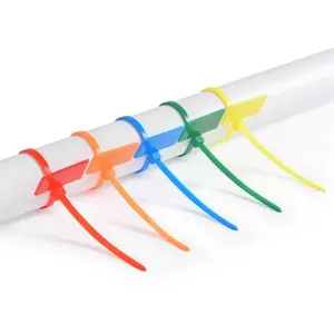 Low Price 2.5*100 mm Nylon Marker Cable Ties Plastic Zip Tie Marker Tags Label Sticker Cable Ties