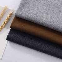 Kain Wol Ramah Lingkungan Tenun Satu Sisi untuk Mantel, Hangat, 100% Wol untuk Setelan & Jaket Musim Dingin