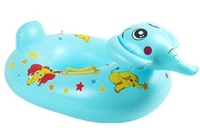 Dessin animé Animal forme requin gonflable enfants flotteur siège ride-Ons bébé anneau de natation pour les tout-petits été plage flotteur jouets