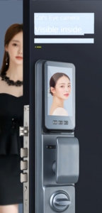 Tuya sinh trắc học vân tay mật khẩu kỹ thuật số ổ khóa thông minh 3D Nhận dạng khuôn mặt thông minh Khóa cửa gỗ - Product Image 5