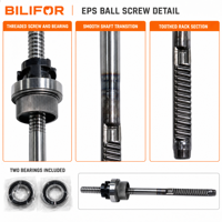 Vis à billes avec roulements pour crémaillère de direction Mercedes-Benz W167 EPS, A1674607101 A1674607301 A1674603401, ensemble de réparation de vis à billes