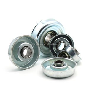 Roda penyangga konveyor baja karbon gravitasi presisi tinggi rumah bantalan tutup ujung logam baja - Product Image 5