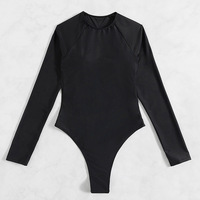 Maillot de bain une pièce sexy string bikini noir avec diamants pour femmes maillots de bain personnalisés 2023