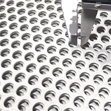 1 мм/1,5 мм перфорированный металлический лист из нержавеющей стали 316 алюминиевый перфорированный металлический сетчатый лист для решетки динамика