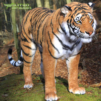 Modèle d'animal tigre animatronique à haute simulation réaliste