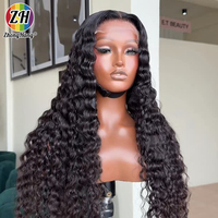 Perruque 30 pouces Raw Filipino Loose Deep Wave, Perruque 40 pouces bouclée Deep Wave Full Lace en cheveux humains, Perruque Lace Front 13x6 Ocean Wave – Fournisseur