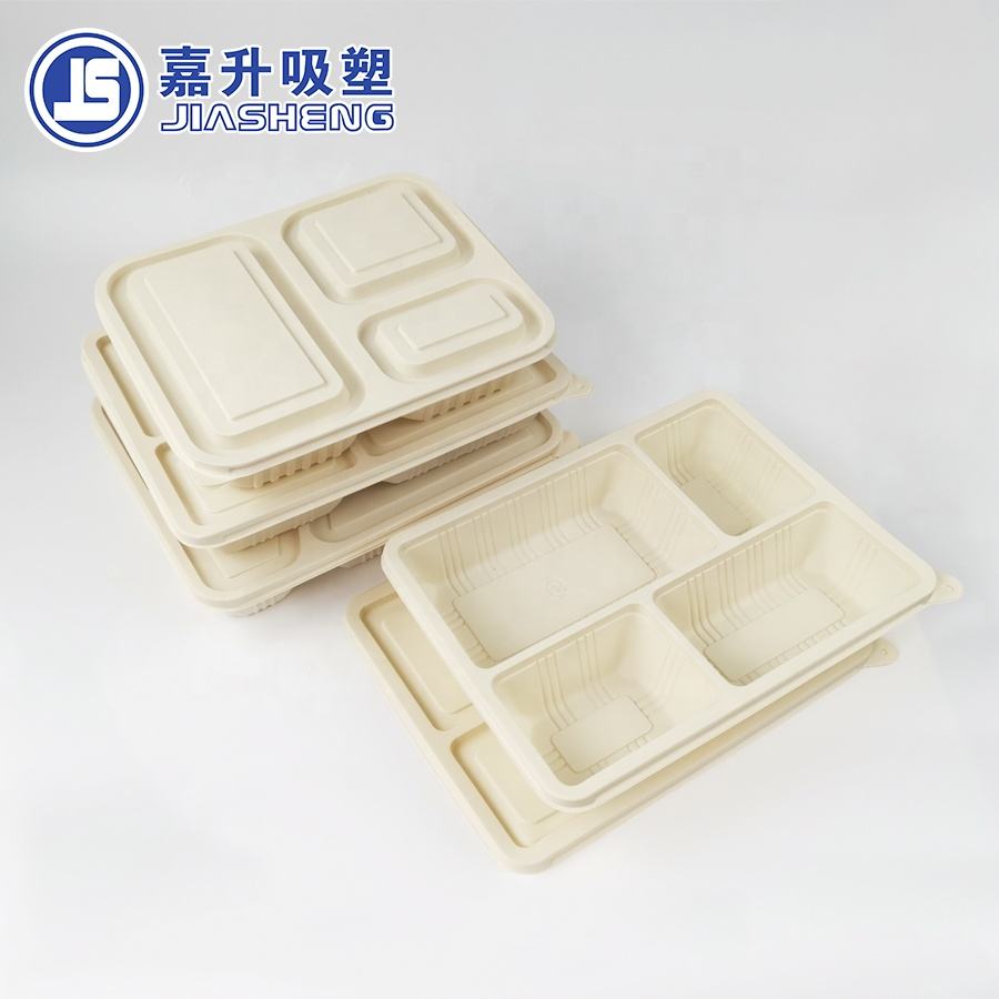 Custom Eco-Friendly Compostable Takeaway Lunch Box Biodegradable ...