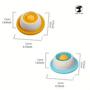 Tapis de léchage écologique pour animaux de compagnie, assiette à yaourt, distributeur lent pour chiens et chats, bol interactif pour friandises, favorise la santé dentaire - Product Image 2