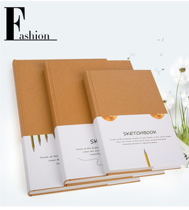 Carnet de croquis à couverture rigide, 120 feuilles, couverture en kraft, format 32K/16K/A4, carnet de dessin pour artistes et étudiants - Product Image 2