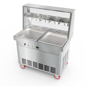 Macchina per Gelato Fritto a Piastra Singola, Best Seller, Gelatiera da Tavolo per Piccoli Negozi a Basso Prezzo - Product Image 4