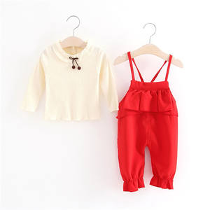 Monos para niñas de tiendas de ropa de modelos, pantalones con volantes para niñas, camisetas de algodón Icing Bangladesh, proveedores de compras en línea, Hong Kong - Product Image 2