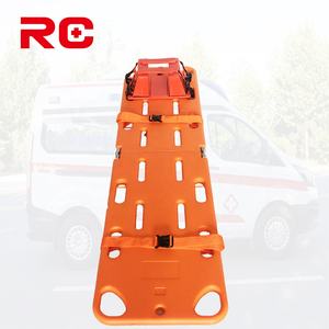 Baru kedatangan ambulans dua bagian papan tulang belakang: plastik HDPE, penuh pencitraan kompatibel & terintegrasi kepala Immobilizer - Product Image 2