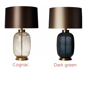 Phong Cách Mỹ Emerald Đèn Thủy Tinh Màu Xanh Lá Cây Kim Loại Sang Trọng Khách Sạn Hiện Đại LED Bảng Ánh Sáng - Product Image 6