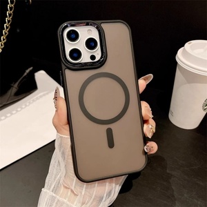 เคสโทรศัพท์แบบใสบางเฉียบ สัมผัสผิวด้าน สำหรับ iPhone 11 12 13 14 15 16 Pro Max 16E รองรับการชาร์จไร้สาย แม่เหล็กในตัว - Product Image 6