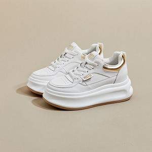 Zapatos Casuales para Hombre, Zapatos Deportivos con Aumento de Altura, Zapatos para Caminar con Aumento de Altura de Cuero Genuino para Hombre - Product Image 5