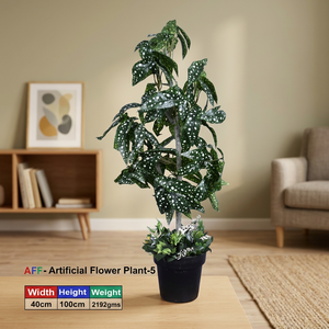 Planta Artificial de Begonia con Puntos de Colores - Product Image 2
