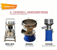 Machine de filtration vibrante 450 pour tamisage de liquides et de boues, séparateur vibrant circulaire