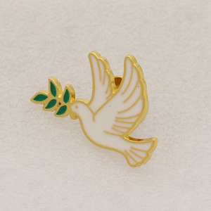 Broche de <span class=keywords><strong>Paloma</strong></span> de Metal JHS, Pin Católico para Solapa, Medalla, Pin para Sombrero, Cuello, Cintura, Ropa, Aleación - Product Image 6