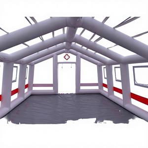 Carpa Médica Inflable de Lona de PVC Impermeable para Exteriores, Blanca, con Bomba de Aire Eléctrica, Duradera y Resistente al Sol, Fácil de Instalar - Product Image 3