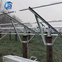 Sistema di Montaggio a Terra per Pannelli Solari a Colonna Singola, Struttura di Fondazione PV Robusta e Durevole, Facile Installazione