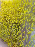 Tissu en maille transparente à franges longues en plumes, fait main, léger et fluide, pour robes de soirée et de cérémonie – Vente en gros