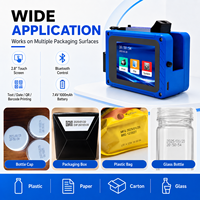 Imprimante portable sans fil à jet d'encre thermique pour codes QR, avec fonction de date d'expiration