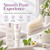 Dentifrice Botanical Sensitive Care à l'extrait d'avoine et à la camomille, sans SLS, à l'hydroxyapatite, nettoyage doux, soin des gencives et de l'émail