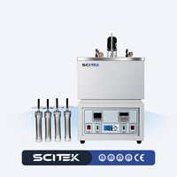Penguji Korosi Strip Perak SCITEK Layar Digital LED Sensor Resistensi Platinum Pt100 untuk Laboratorium Minyak Bumi