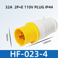 Prise industrielle HFE 110V 3 pôles 32 ampères, connecteur de prise industrielle à montage en surface 32A