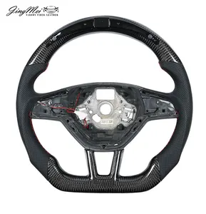 Custom Car Steering Wheel For Skoda Octavia Kodiak Carbon Fiber Steering Wheel