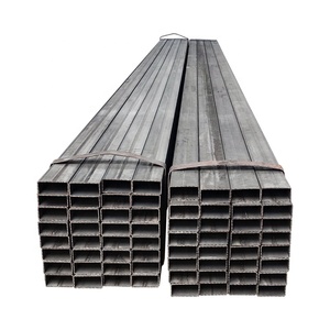 Tuyau en <span class=keywords><strong>acier</strong></span> rectangulaire noir de 40x80, épaisseur 1,5 mm, tuyau en <span class=keywords><strong>acier</strong></span> soudé noir ERW - Product Image 1