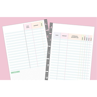 Pages de recharge en gros pour les planificateurs budgétaires Inserts de journal de livre Diviseurs