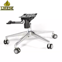 Base de chaise pivotante 5 étoiles en aluminium robuste, base de remplacement pour chaise de bureau, chaise de gaming exécutive, OEM