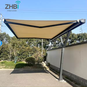 Toldo Retráctil <span class=keywords><strong>de</strong></span> Aluminio <span class=keywords><strong>para</strong></span> Patio, Instalación <span class=keywords><strong>de</strong></span> Toldo <span class=keywords><strong>de</strong></span> Pared <span class=keywords><strong>para</strong></span> Exteriores, Modelo Más Económico, Nuevo con Plástico - Product Image 1