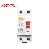 Disjoncteur différentiel RCCB 2P/4P 16A-40A Protection IP20 Capacité de coupure 10kA