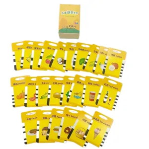 Vente en gros de cartes à jouer de haute qualité Cartes flash imprimées personnalisées Jeu de sieste pour enfants en famille Cartes flash de yoga