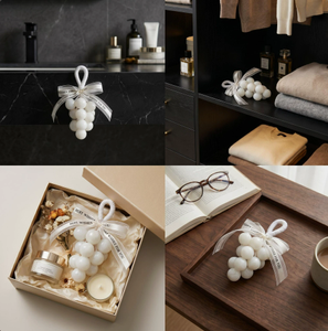 <span class=keywords><strong>Savon</strong></span> parfumé artisanal LovSens Simulation Raisin Blanc Nacré, idéal pour les mariages, les anniversaires, les cadeaux et la décoration - Product Image 2