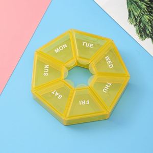 กล่องยาใส่ยา 7 วัน แบบพกพา ราคาโรงงาน พร้อมช่องแบ่งหลายช่อง สำหรับการเดินทาง - Product Image 5