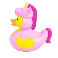 Jouets de bain personnalisés en caoutchouc de 3 pouces pour bébés, avec motifs imprimés, jouets de baignoire en forme de canard pour enfants, en vrac, mini, petits, en plastique