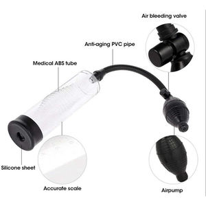 Kostenlose Probe Männer Massage gerät Größeres Wachstum Leistung Vakuum Penis Männliche Verbesserung Vergrößerung Erektion Extender Pumpe Mit 4 Hülsen Kit - Product Image 2