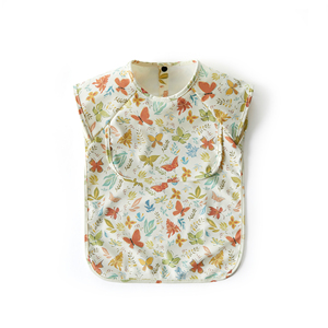 مرايل أطفال بشعار مخصص من الشركة المصنعة الأصلية للبيع بالجملة ، قماش لتغذية الأطفال ، هدية سهلة التنظيف ، مرايل لعاب بلا أكمام مقاومة للماء - Product Image 4